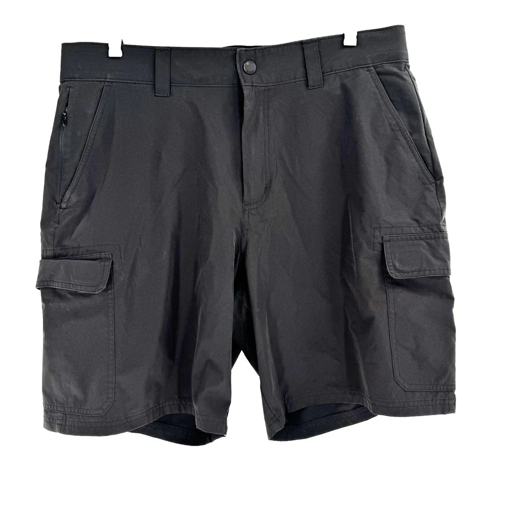 Orvis Tech Cargo Shorts Men's 36 Dark Gray‎ Hiking Performance Outdoors Camping